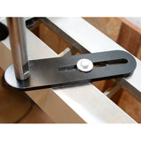 Woodworking Lathe Center Frame, Stable Support Parts, 3-Wheel Stabilizer, Clamping Auxiliary Tool