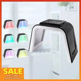 Portable Skin Rejuvenation Cold Spray 7 Color Photon Beauty Red Pdt Led Light Therapy Machine With Nano Steamer