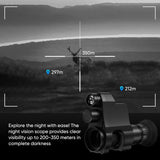 1920x1080 OLED HD Night Vision Scope for Hunting Day & Night Observation Outdoor Use Portable Night Vision