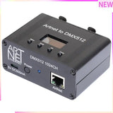 B27B 2X Artnet DMX 512 Ethernet Lighting Controller Interface,2 Universe