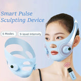 Microcurrent Facial Massager Women Wrinkle Face Lifting Machine Electric Skin Beauty Equipment Portable Chin Reducer Device