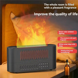 Aroma Diffuser With Bluetooth Speaker Essential Oil Diffuser Flickering Flame 260Ml White Noise Sleep Sound Machine
