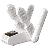 Shoe Dryer Portable Electric Shoe and Boot Dryer 180° Folding Design Smart Display for Shoes Gloves Hats Socks Ski Boots