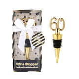 20pcs Bottle Stopper Champagne Wine Cork for 30/40/50//60/70/80th Anniversary Birthday Party Decor