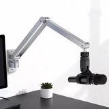 Microphone Boom Arm Stand Universal Rotation, Folding and Lifting Aluminum Alloy Wall-Mounted Bracket
