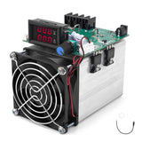 100W Upgraded Electronic Load Meter 1-100V Input Voltage LED Display with Power Lockout Current Display Temperature Protections