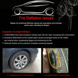 36PSI Tire Pressure Monitoring Valve Easy To Read 3 Color Eye Alert Tire Pressure Monitor Valve Stem Caps for Most Car Truck SUV