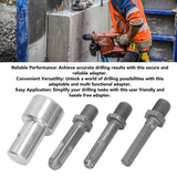 Garden Drill Adapter Carbon Steel Easy To Install Auger Adapter  1 To 3 Stable Connection 2 Pits 2 Slots for Garden