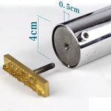 Vinica Electric Wood Brandings Iron for Creative Cake/Wood/Leather Brandings Embossings Solderings Iron with Stamp 300W-
