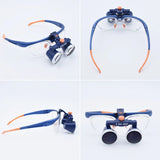 FD-503G 2.5X/3.5X Two-way Screw Thread Loupe Binocular Galileo Frame Loupe Magnifier Glasses Work distance 420MM Y