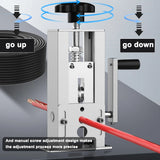 Portable Wire Stripper Manual Wire Stripping Tool 1-25mm Cable Electric Peeling Machine with Hand Crank for Home Garage Work