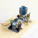 High Power DIY Generator Motor Pure Copper Movement Metal Casing with Screws Teaching Model Gift for Educational Purposes