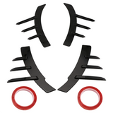 Car Front Rear Wheel Eyebrows Trim Stickers Fender Spoiler Trims For BMW 2 Series G42 MP 2021-2024 Car Accessories