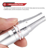 Dermapen Microneedling Pen with 12pcs Screw Drag Cartridges Screw Mesotherapy Treatment Professional Micro Needles Skin Care
