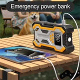 Exclusive Car Jump Starter 10000Mah With Air Compressor Portable Booster Including LCD Screen