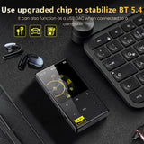 Digital Lossless Music Player E-Book Digital HiFi MP3 Player FM Radio Digital Music Audio Player with BT  for Running Travel
