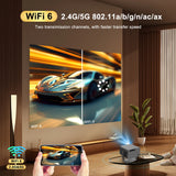 P20pro 2gb/16gb Smart TV Projector Android 13 Wifi6 BT Native 1080P Proyector Portatil for Home Theater