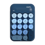High Quality Colorful Wireless Numeric Keypad Silent Rechargeable Mini Portable Keypad External Keyboard Office