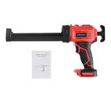 20V Hand-held Electric Caulking Tool Kit 4 Adjustable Speeds and LED Light Design for Filling Sealing Cordless Caulking Machine