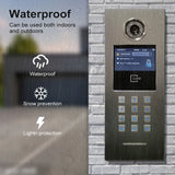 Waterproof 7 Inch Tuya Smart IP TCP Video Door Phone Intercom System for Multi Apartments Building