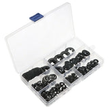340pcs Internal Tooth Star Lock Spring Quick Washer Push On Speed Nut Assortment