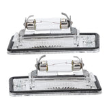 Pair of License Plate Light 8E0807430A 8E0807430B Fit for Audi A3 A4 A5 A6 C6 A8 D3 Q7 RS4 2001-2008