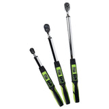 1/2 Inch Digital Torque Wrench with Angle Setting, Chrome Finish, Steel Alloy, Manual Operation, OEM Available, GS Certified