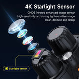 NV326 4K UHD Digital Binocular Telescope Camera Infrared Night Vision Binoculars Goggles for Hunting Camping with Flashlight