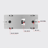 PVC plastic floor grooving knife depth adjustable manual guide wheel grooving machine floor leather welding construction tool