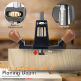 Wood Planing Flat Bottom Edged Plane DIY Wacoodcraft Tool Smoothing Bench Hand Planer Planer for Trimming Woodworking