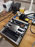 SMT Stencil Printer Manual Solder Paste Printing Machine 20x20cm Steel Stencil Workbench for PCB Assembly