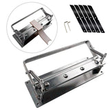 1Set 200MM All Stainless Steel Leather Thinning Machine Leather Art Tools DIY Vegetable Tanned Leather PPeeling Machine