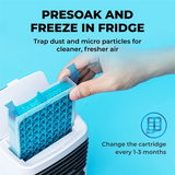 For Indoor And Outdoor Use Portable Evaporative Air Cooler-USB-Rechargeable Mini Swamp Cooler With Humidifier