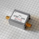 SMA interface, dual band bandpass filter for GPS L1+L2 satellite navigation system
