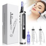 New Electric Microneedle 5 Speed Adjust Beauty Derma Pen Microneedling Skin Care Tool With 2Pcs Round Cartridge Needle