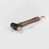 Outdoor Camping Tent Hammer - 45# Manganese Steel Dual-Head Mallet with Black Walnut Handle, Diamond-Faceted Design