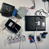 9 inch LCD 4-Wire Wired Video Door Phone Intercom Entry System 2 Monitor + 1 ID Card Key Camera + Electric Control Door Lock