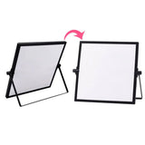 High Quality Foldable Desktop Whiteboard Double Sided Use Erasable Writing Board With Bracket Message Board Home
