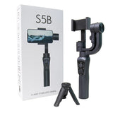 Hot Sale 3 Axis Handheld Gimbal S5B Camera Stabilizer With Tripod Face Tracking Via App Selfie Stick Gimbal Stabilizer