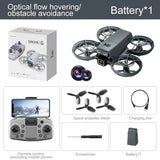 New V86 HD Photography Drone Optical Flow Positioning Intelligent Obstacle Avoidance A Foldable Remote Control Aircraft