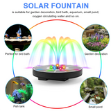 ABWG-3.5W Solar Fountain for Bird Bath LED Solar Water Fountains with 2200mAh Battery Solar Powered Fountain