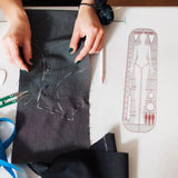 French Curve Ruler Lightweight Clear Fashion Drawing Template Ruler for Dressmaking Fashion Designing Combination Pattern Makers
