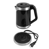 2L Double-Wall Stainless Steel Electric Kettle 1000W Hot Water Boiler with Automatic Power off Feature for Fast Boiling