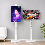 factory price 32 inch portable touch screen smart tv 8+128G wifi Screen casting 8 core stand By me screen remote control