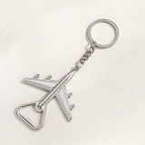 30pcs Airplane Bottle Openers with Keychain