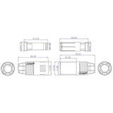 6Pair AS150 Connector 12PCS Male+Female Plug 7mm Gold Plated Banana Plug Set 150A High Current Connector for Battery ESC Charge