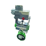 EPDM NBR FKKM Industrial Pneumatic Butterfly Valve Pneumatic Actuator with Positioner