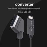 1M Scart To HDMI 1080P Video Audio Converter Plug And Play HD Video Conversion Adapter For Set-Top Box HDTV DVD STB Accessories