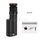 220V Electric Coffee Bean Grinder Home 100W Small Hand Drip Automatic Grinding Machine Quiet Grinding Aluminum Body CNC Cutter