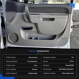 Front L+R Door Armrest Panel Repair Kit For Chevy Silverado GMC Sierra 1500 2500HD 3500HD 2010-2014 22818471 22818466